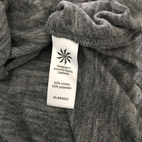 Athleta V Neck Long Sleeve Elastic Waist T112 - Picture 4 of 6